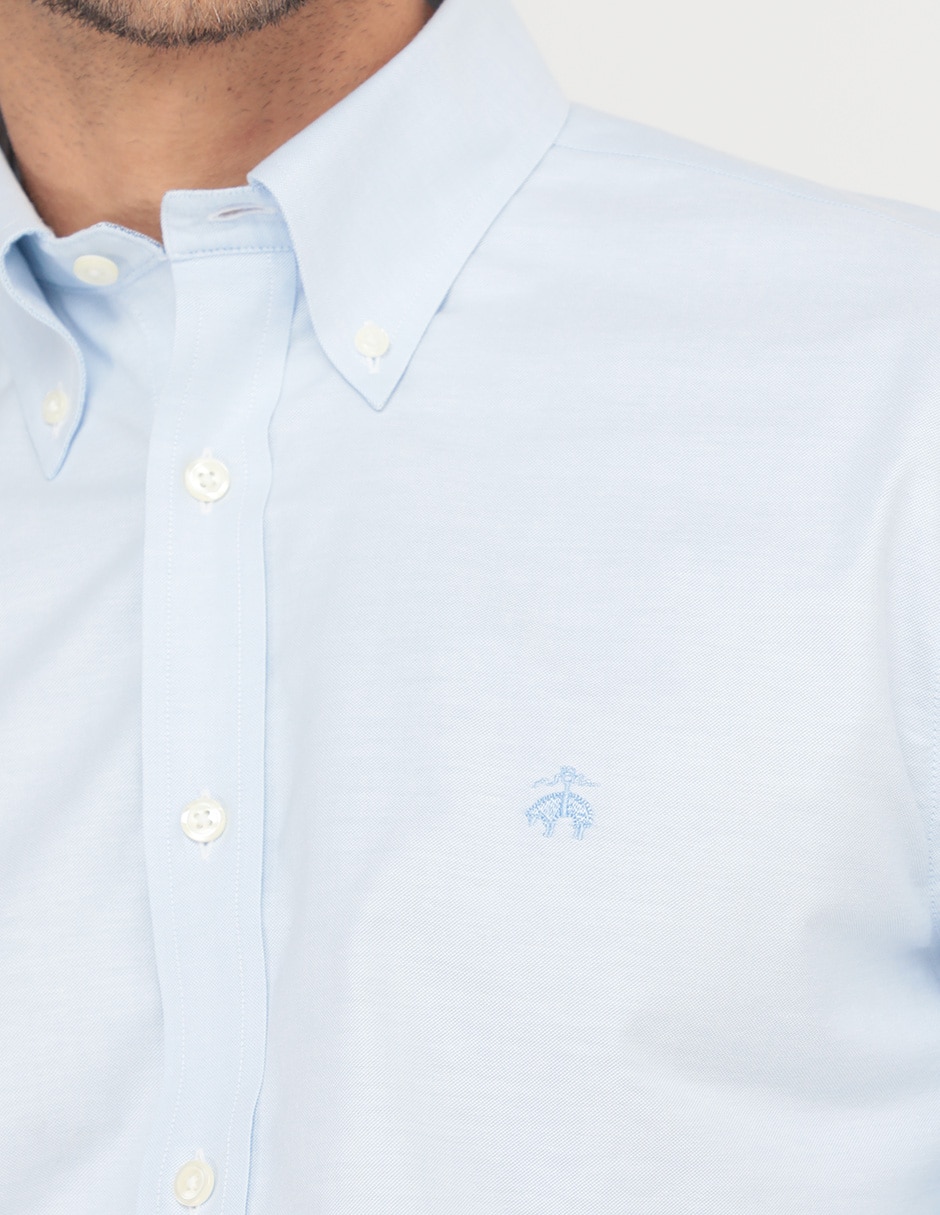 Camisa casual de algodón manga larga para hombre 2