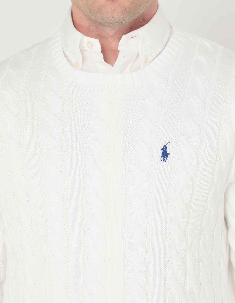Suéter cuello redondo para hombre 4