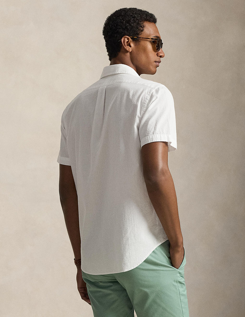 Camisa casual Polo Rl de algodón manga corta para hombre 2