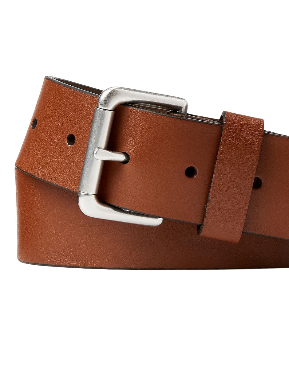 Cinturón de piel para hombre