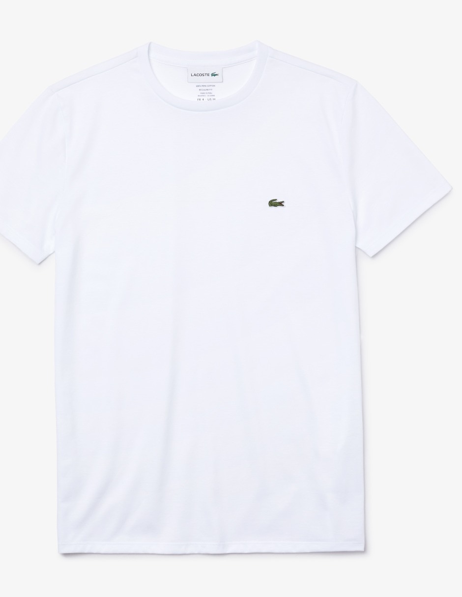 Playera Lacoste core essentials cuello redondo para hombre