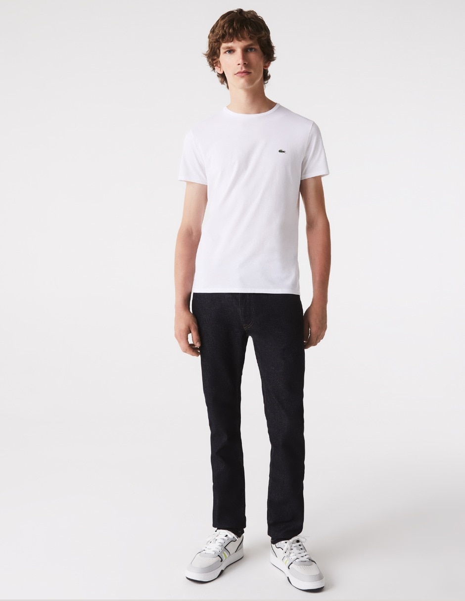 Playera Lacoste core essentials cuello redondo para hombre
