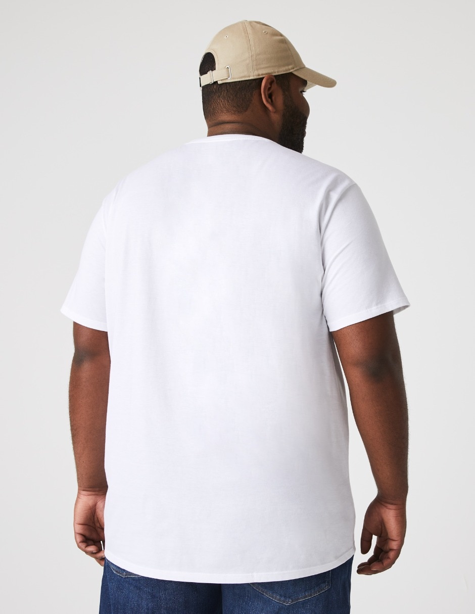 Playera Lacoste core essentials cuello redondo para hombre