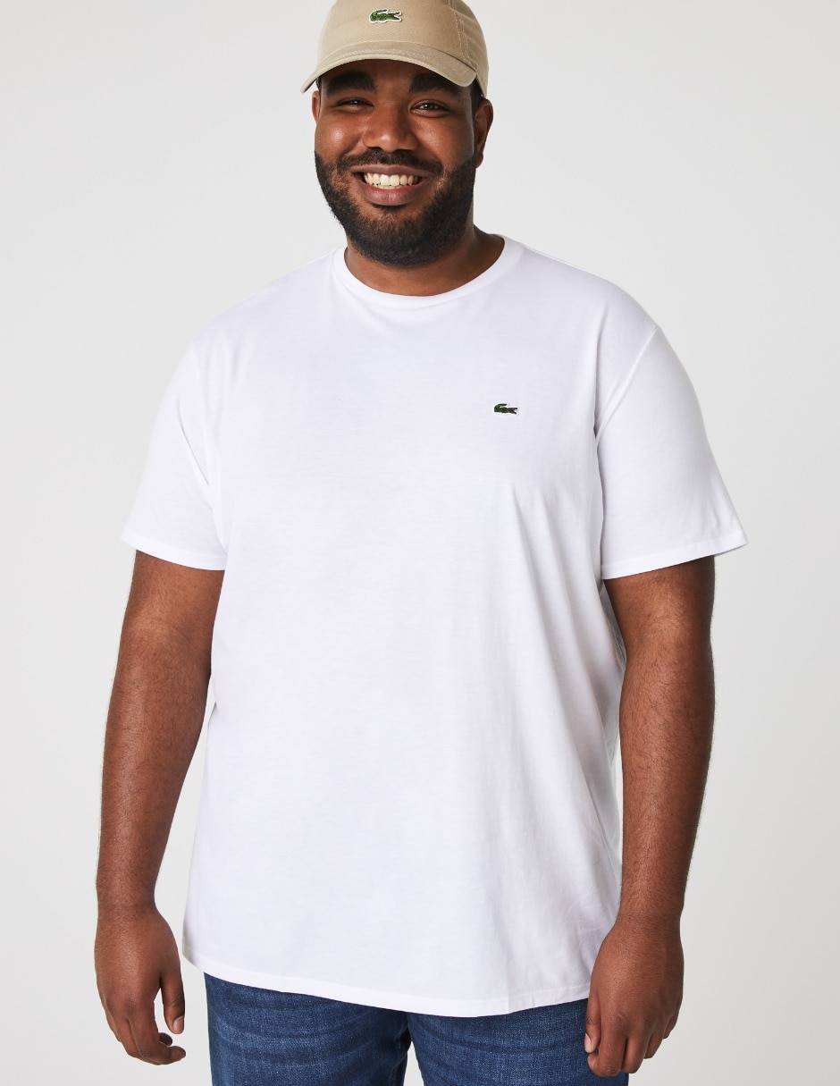 Playera Lacoste core essentials cuello redondo para hombre