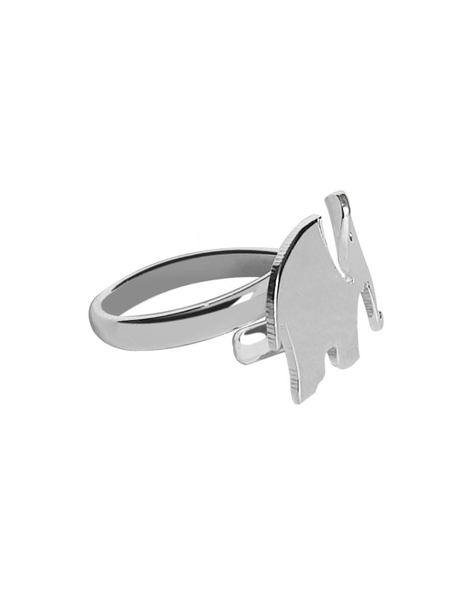 Anillo Elefante P 925 de plata brillante