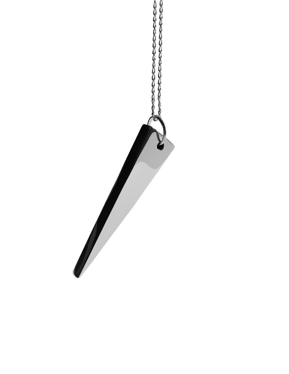 Collar triangular Cometa de plata P 925 3
