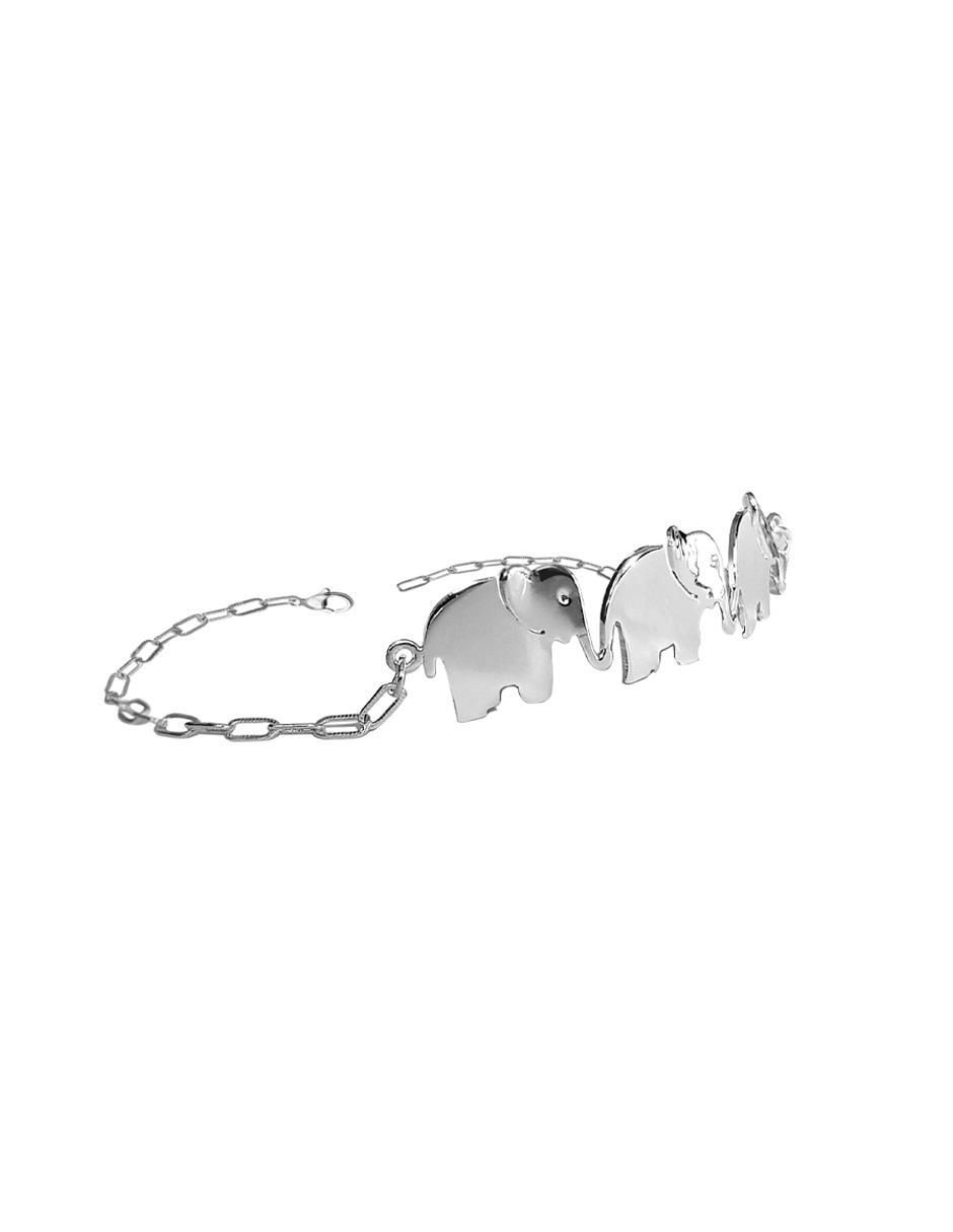 Pulsera de plata acabado brillante 2