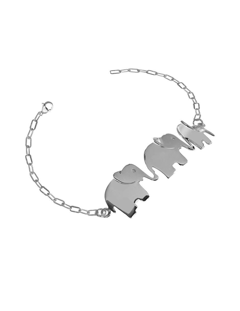 Pulsera de plata acabado brillante 3
