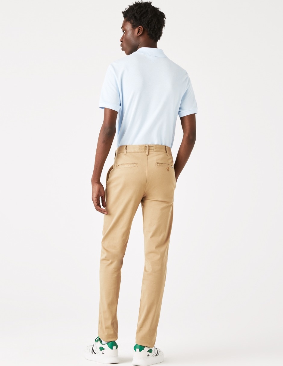 Pantalón casual slim de algodón para hombre 2