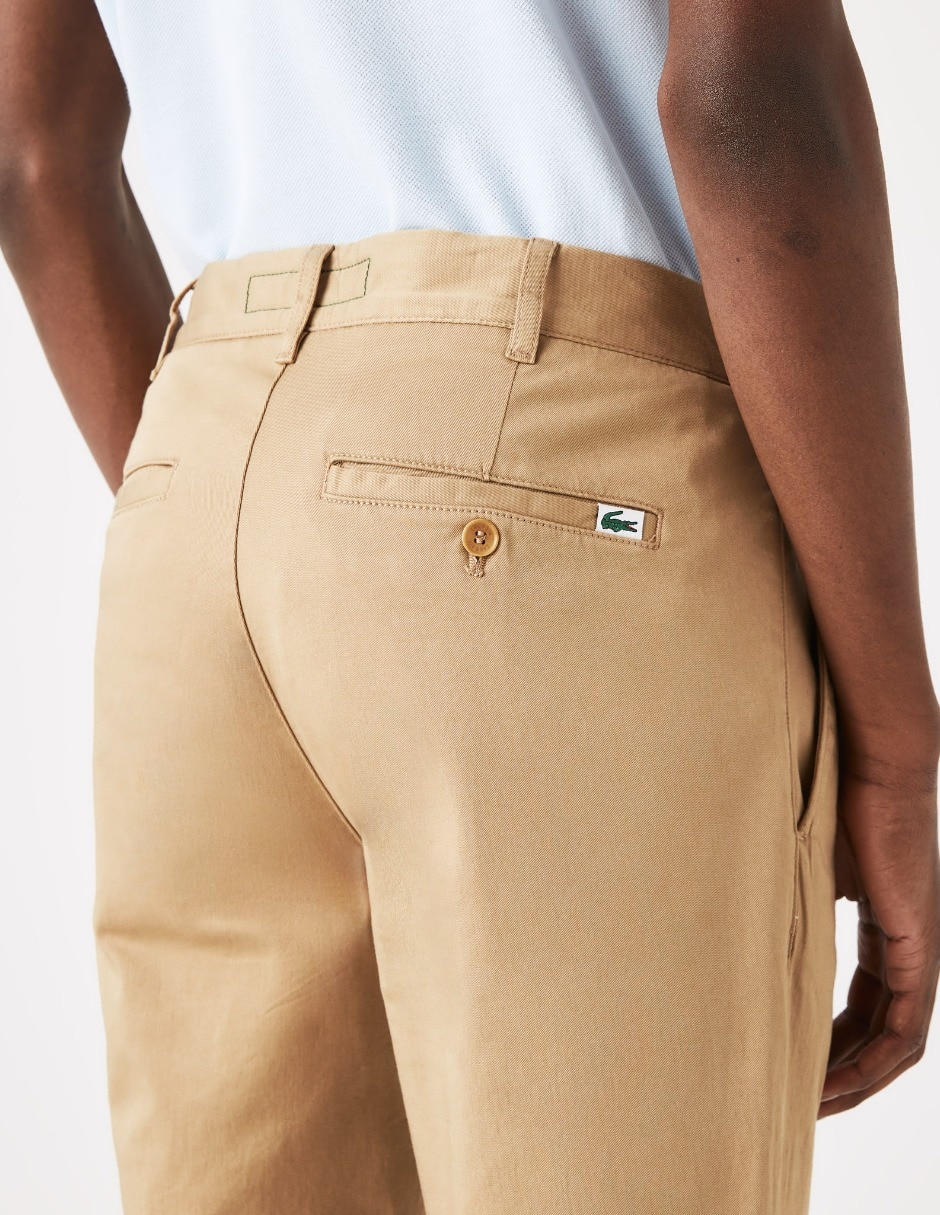 Pantalón casual slim de algodón para hombre 4