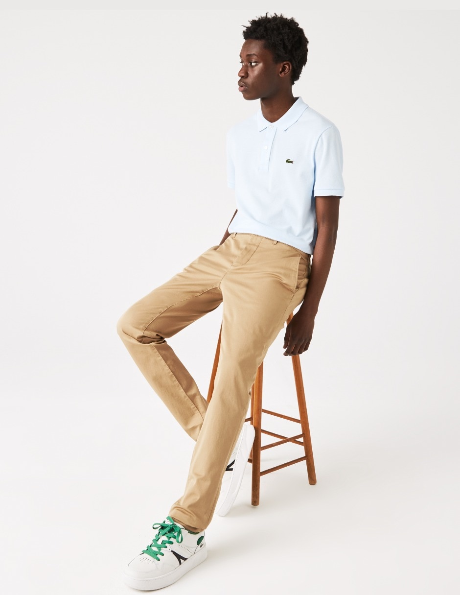 Pantalón casual slim de algodón para hombre 5