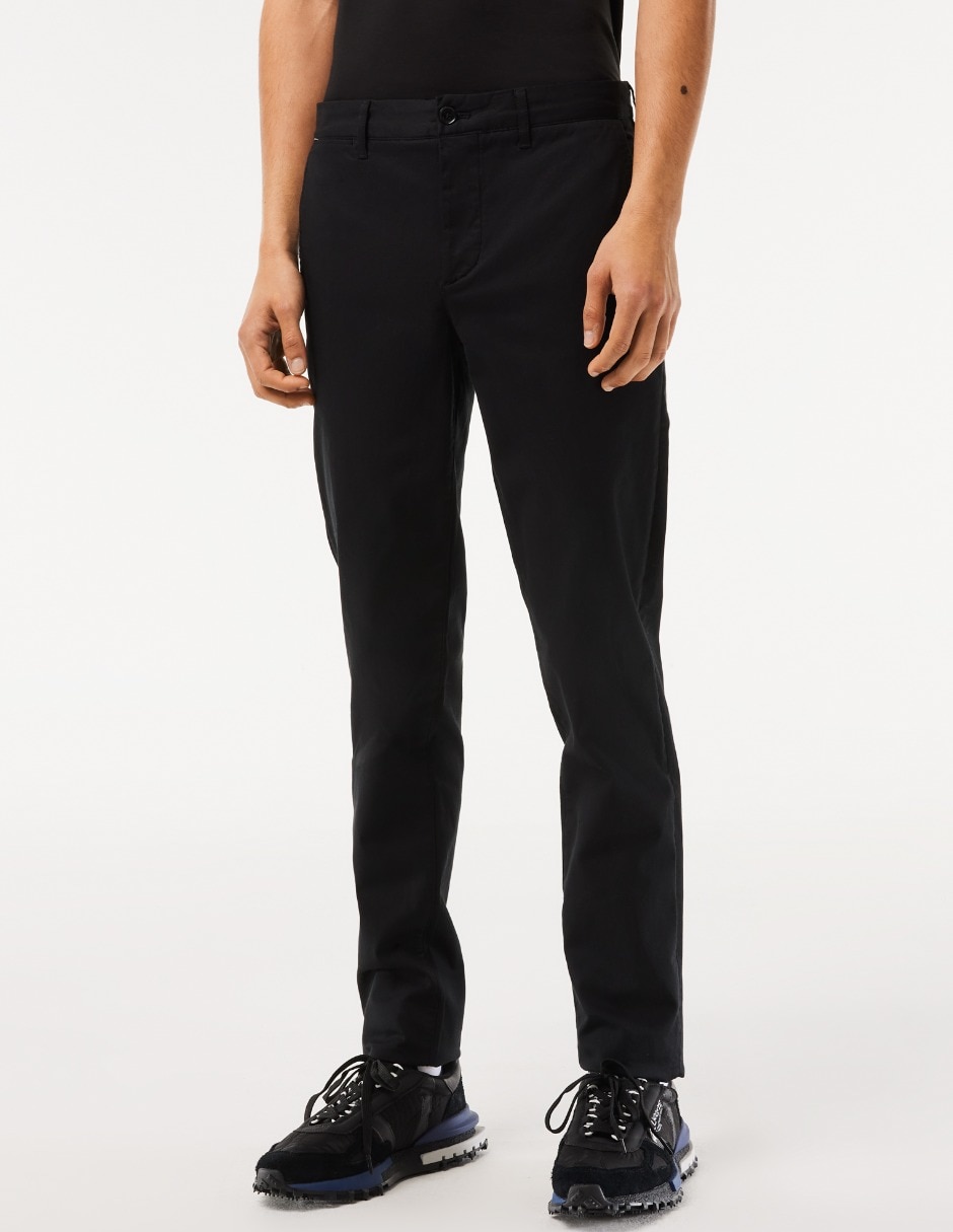 Pantalón casual slim de algodón para hombre 4