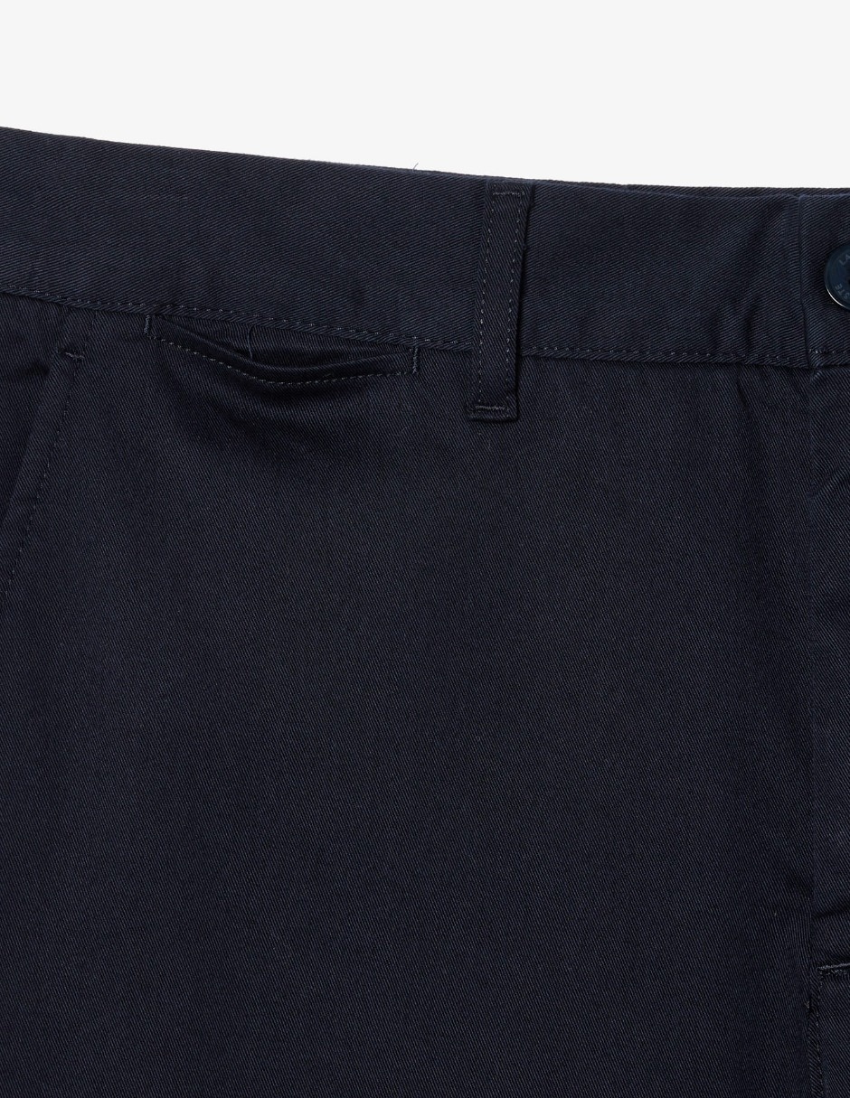 Pantalón casual slim de algodón para hombre 4