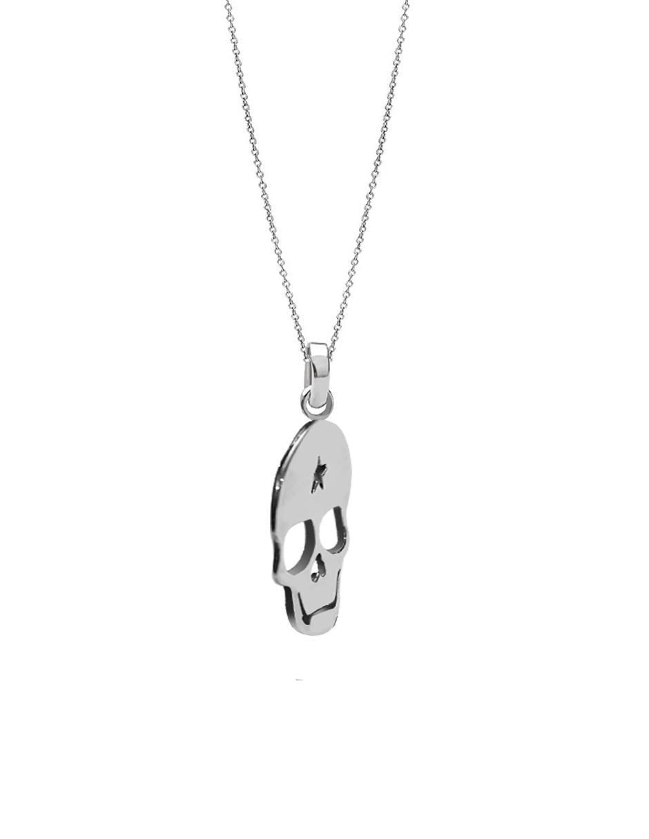 Collar calavera de plata P 925 3