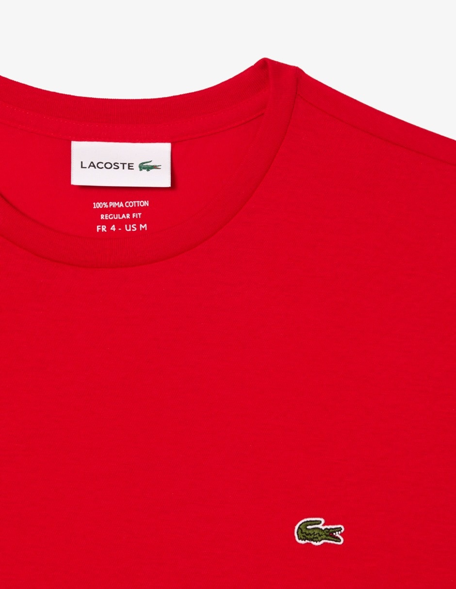 Playera Lacoste core cuello redondo para hombre