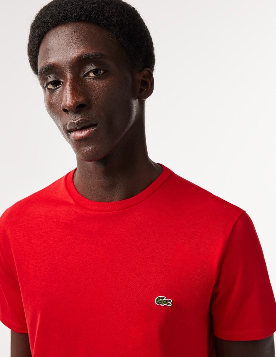 Playera Lacoste core cuello redondo para hombre