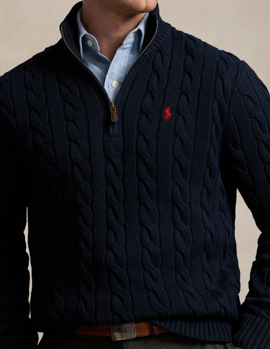 Suéter cuello alto para hombre 4