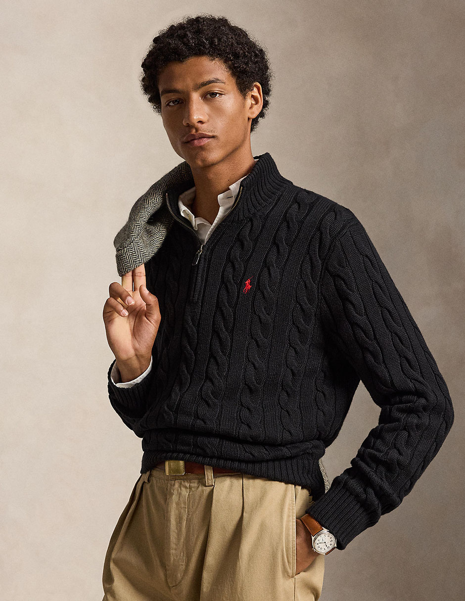Suéter cuello alto para hombre Suéter cuello alto para hombre