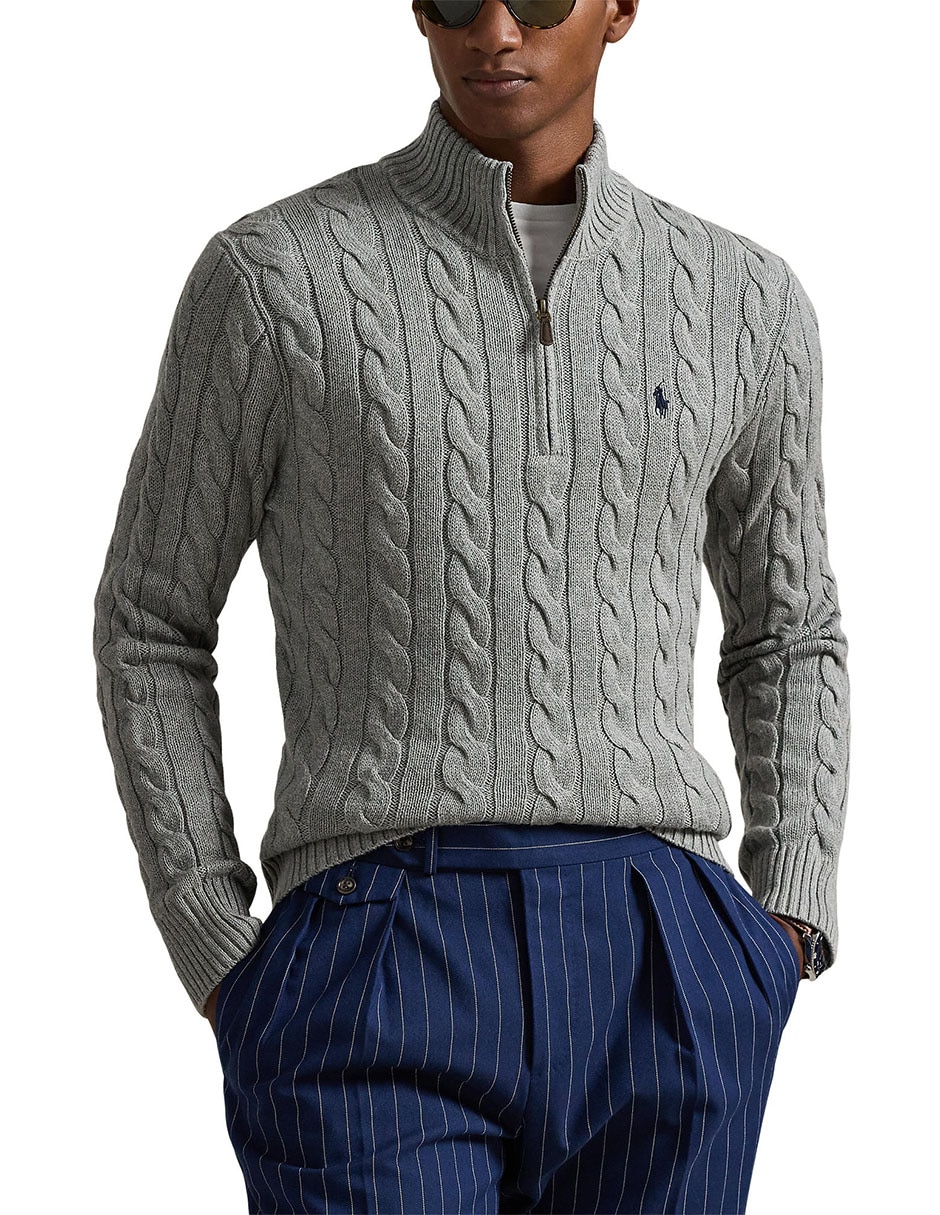 Suéter cuello alto para hombre 3