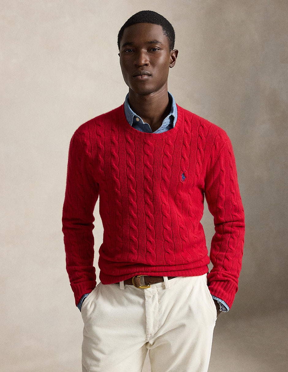 Suéter cuello redondo para hombre