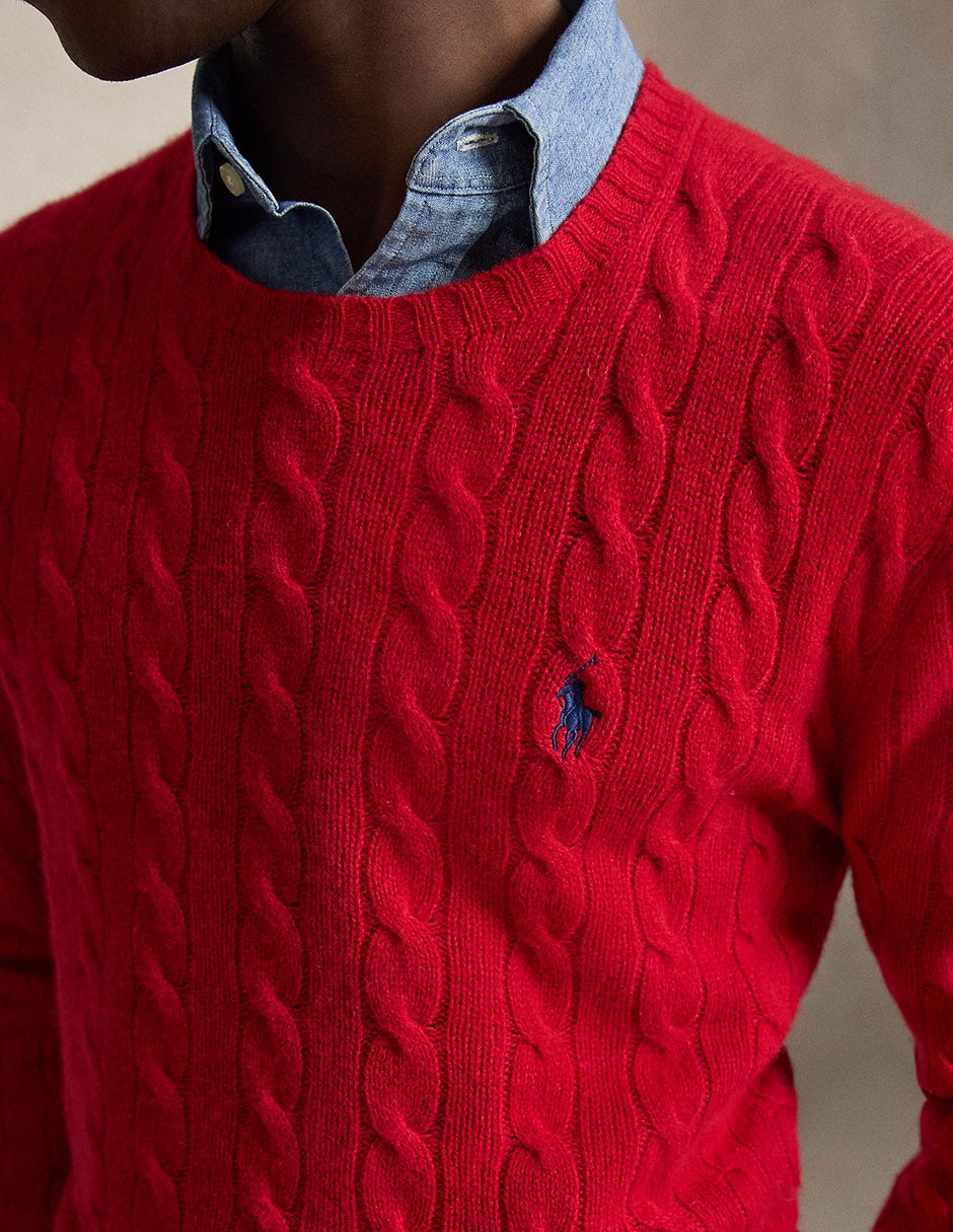 Suéter cuello redondo para hombre