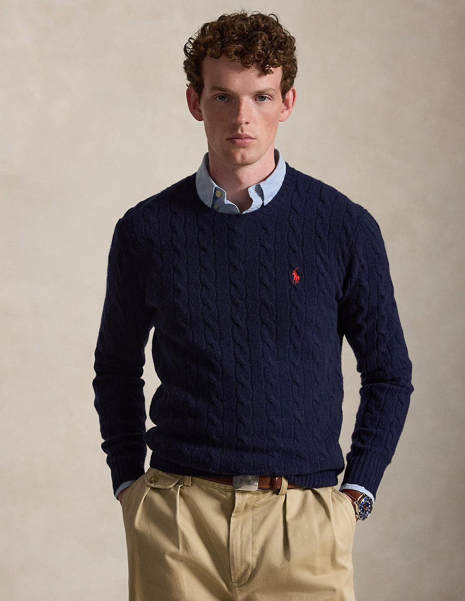 Suéter cuello redondo para hombre Suéter cuello redondo para hombre