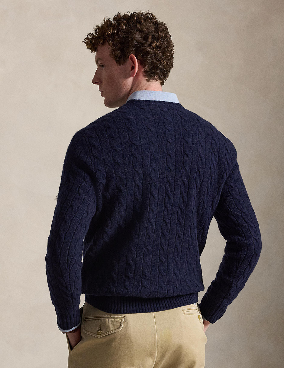 Suéter cuello redondo para hombre 4