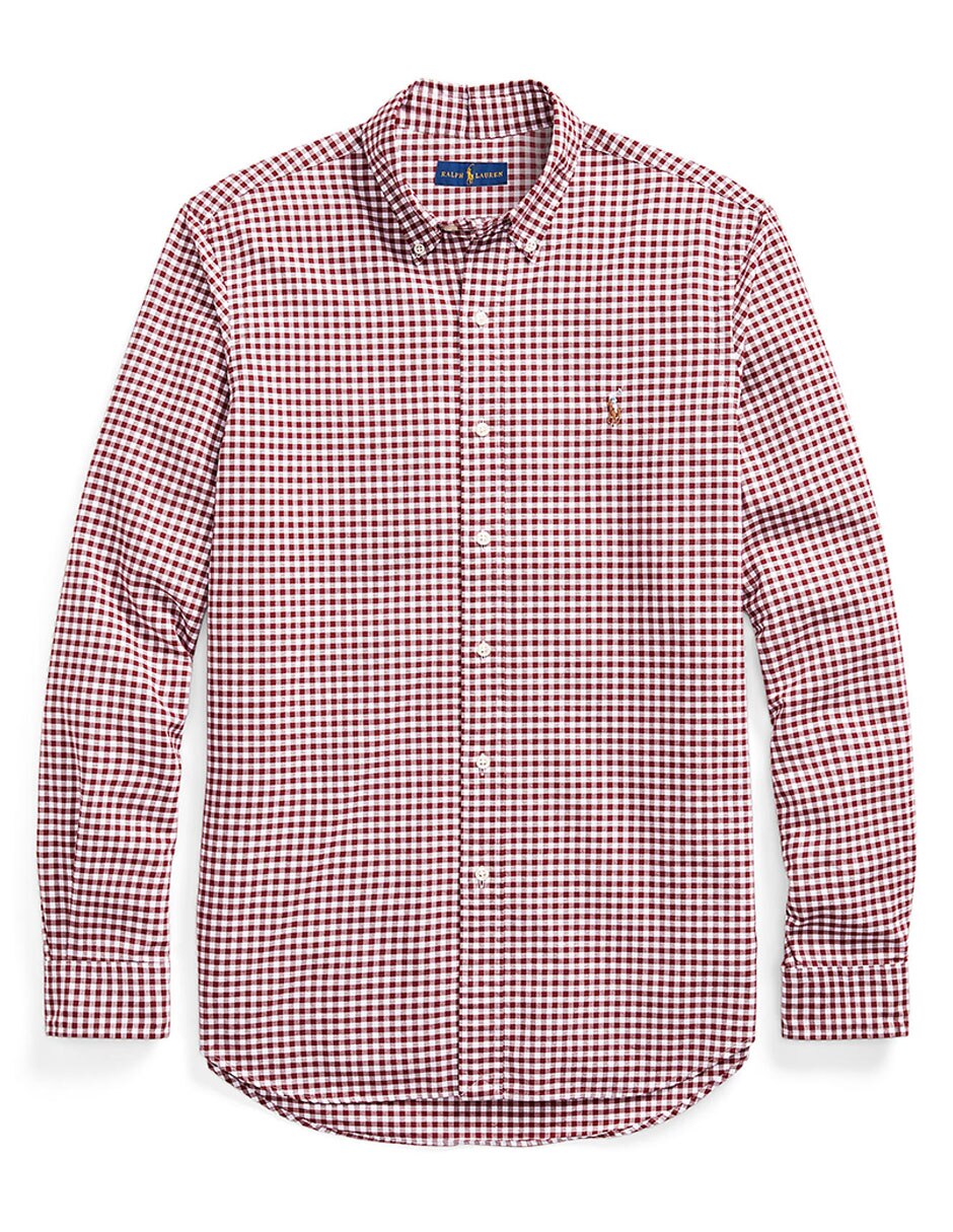 Camisa casual de algodón manga larga para hombre 7