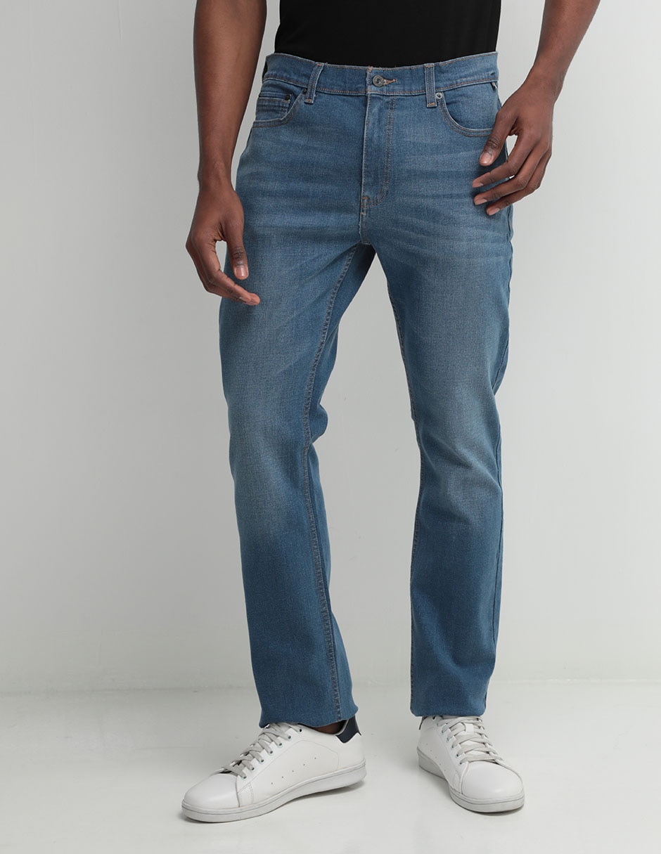 Jeans straight deslavado para hombre Jeans straight deslavado para hombre
