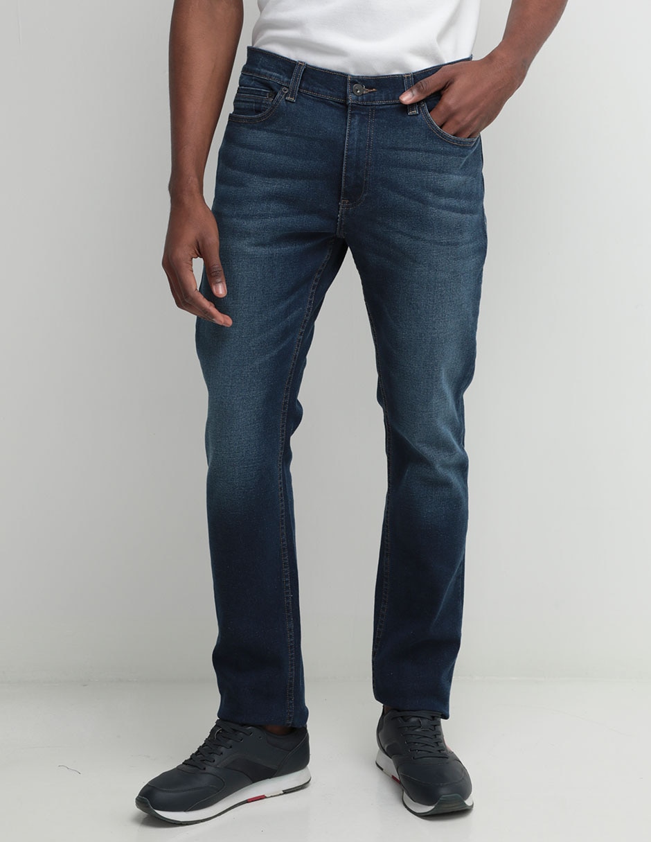 Jeans straight deslavado para hombre Jeans straight deslavado para hombre