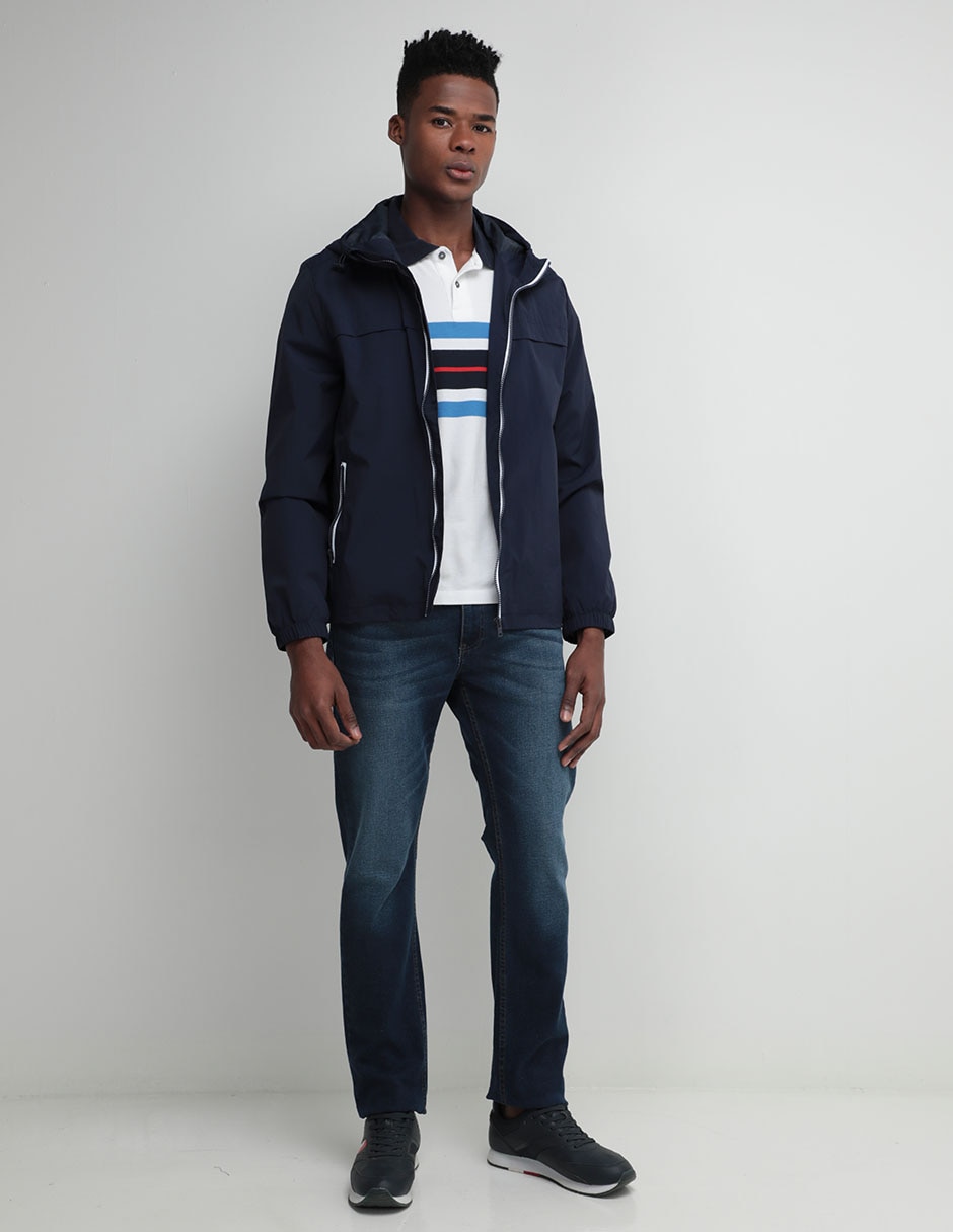 Jeans straight Nautica deslavado para hombre