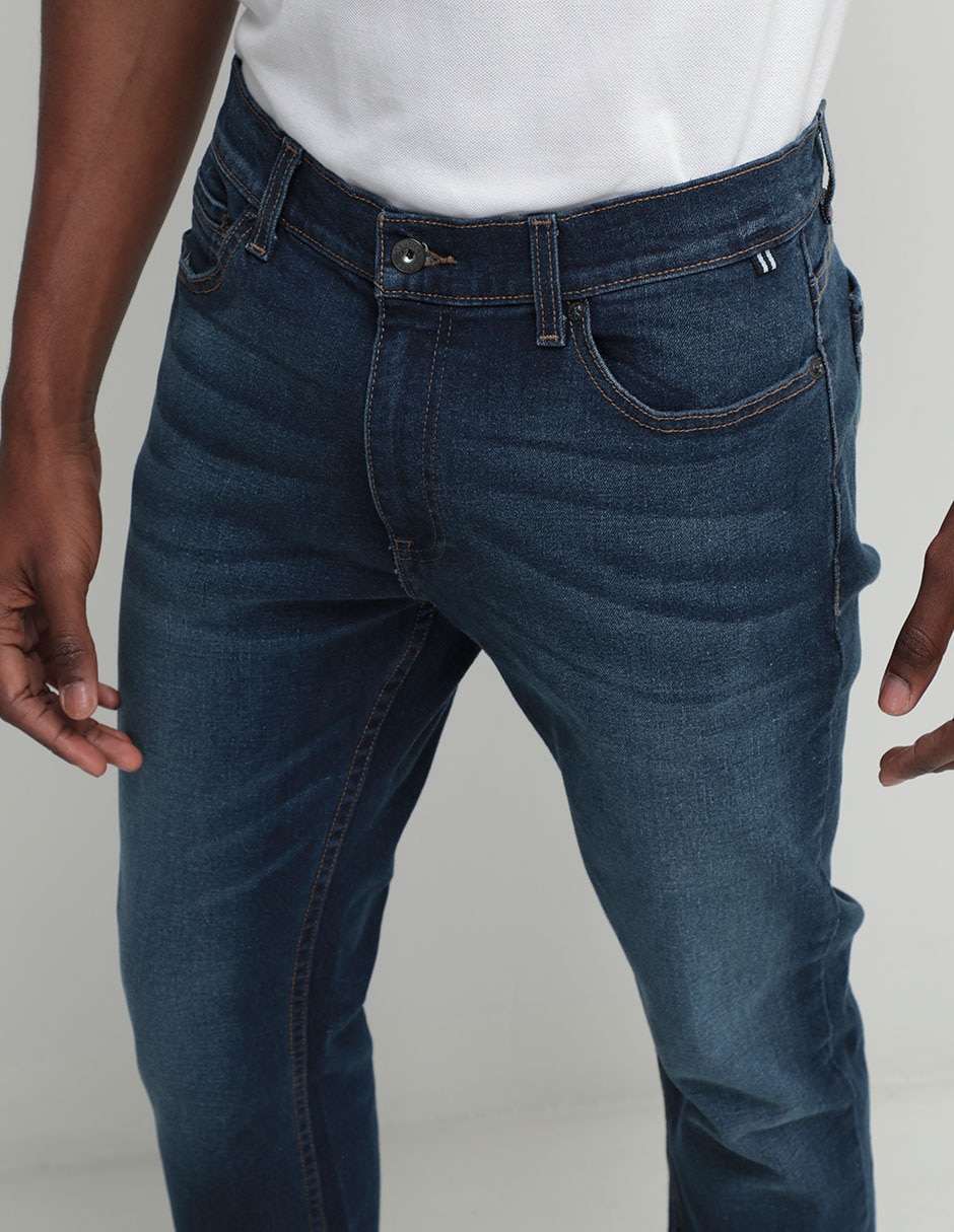 Jeans straight Nautica deslavado para hombre