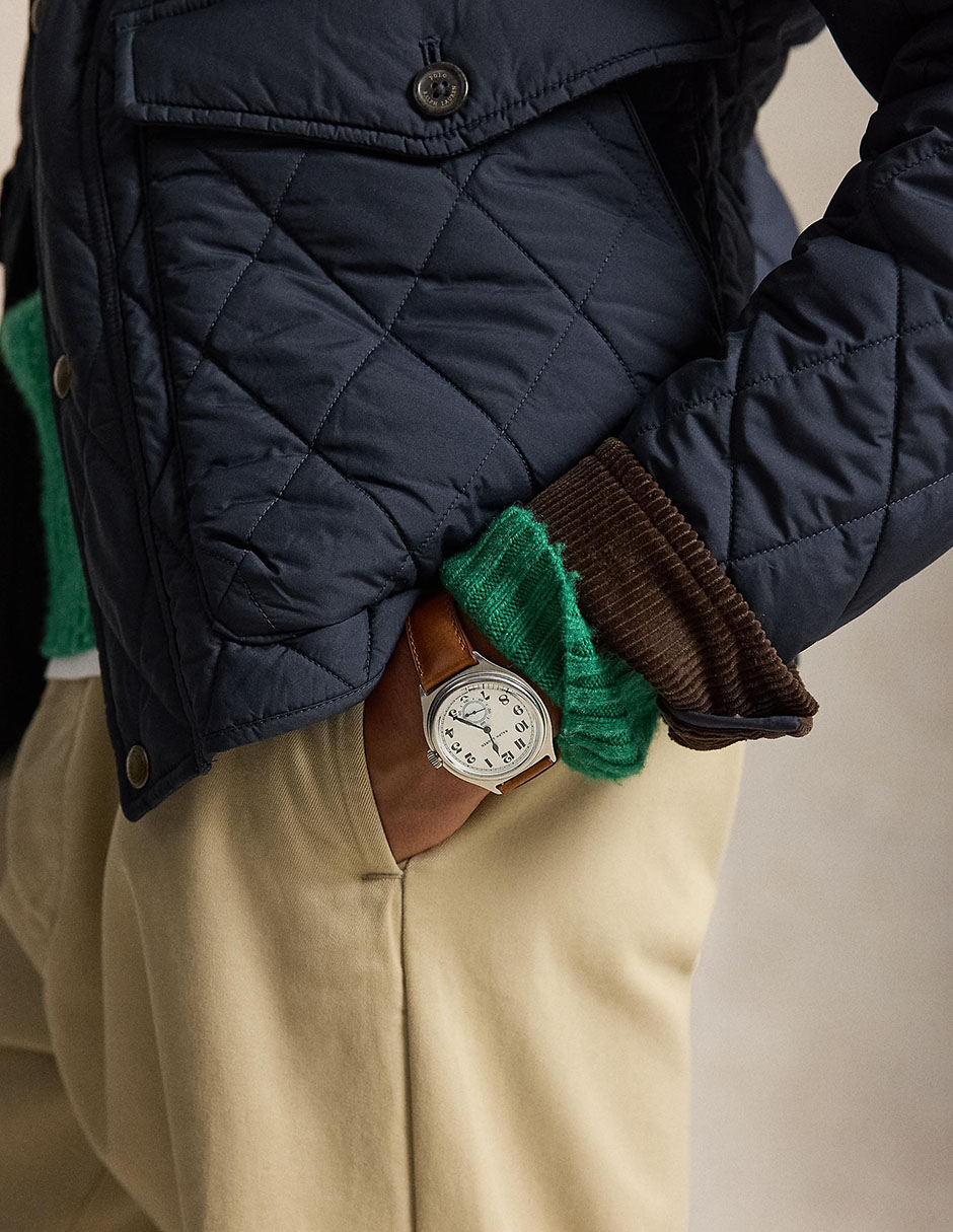 Chamarra casual capitonada para hombre 8