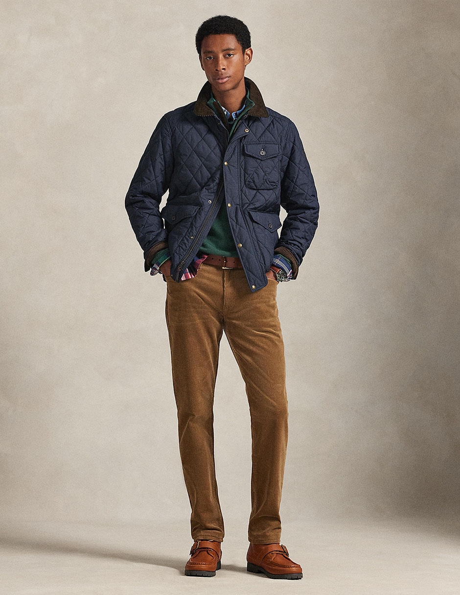 Chamarra casual capitonada para hombre 5