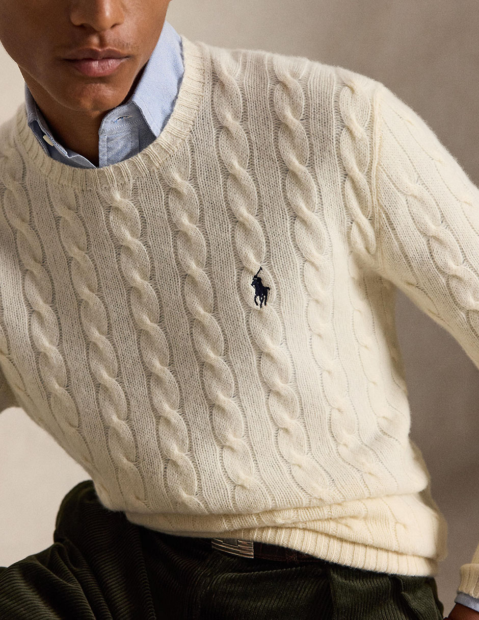 Suéter cuello redondo para hombre