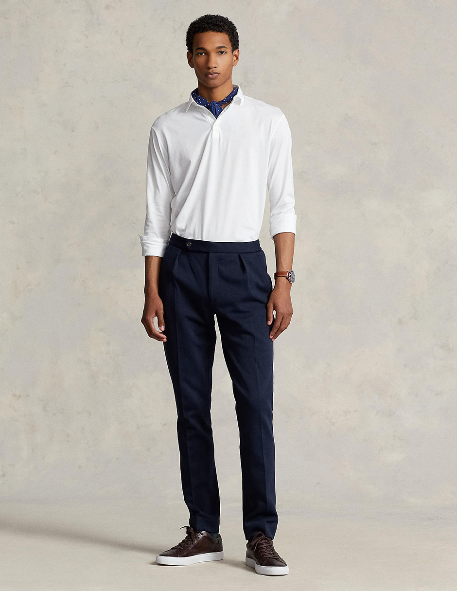 Pantalón casual chino recto polo rl de algodón para hombre 3