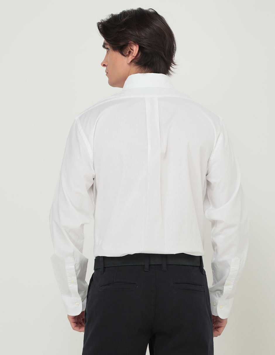 Camisa casual Brooks Brothers de algodón manga larga para hombre