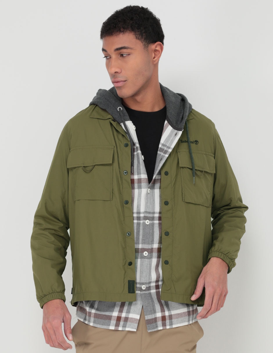 Chamarra casual Timberland con capucha para hombre