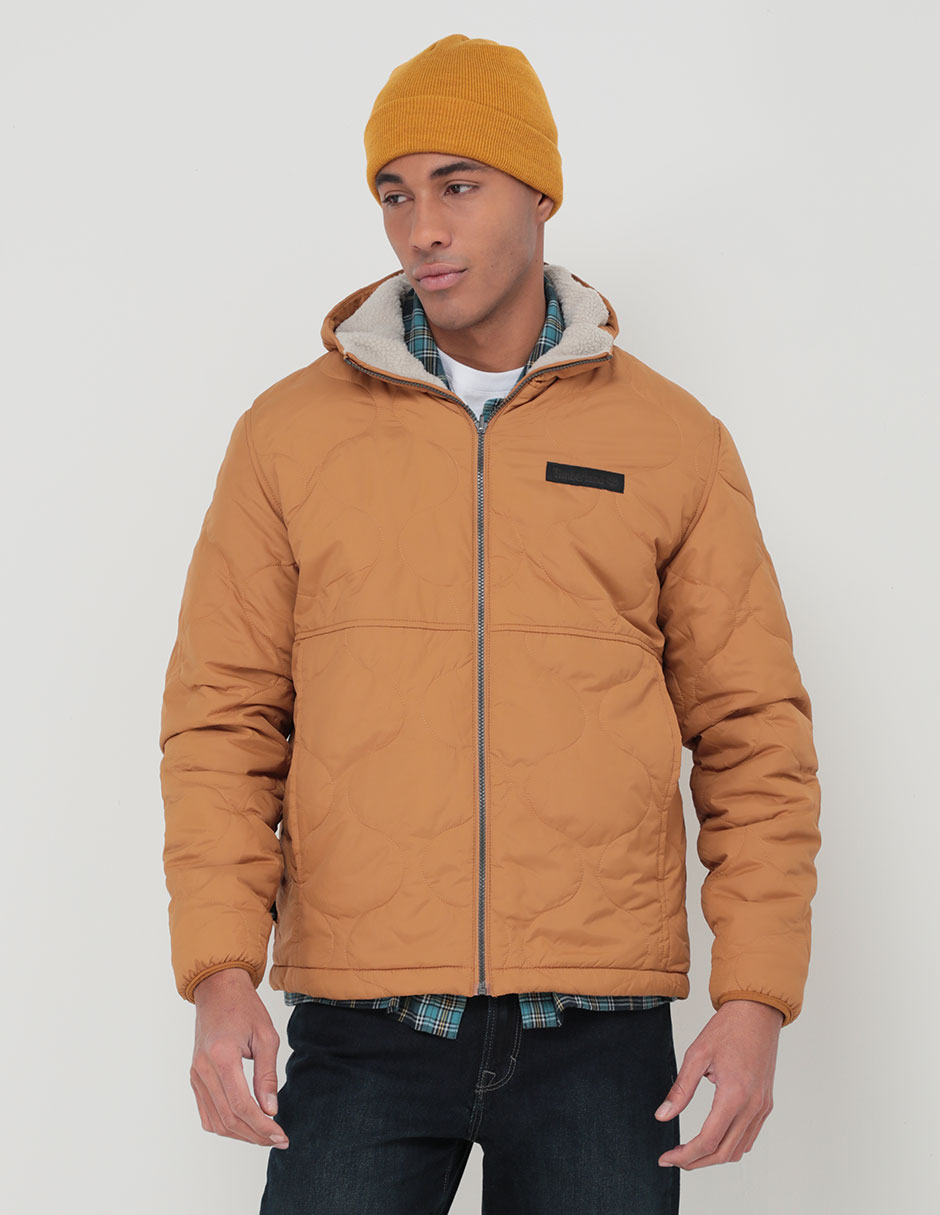 Chamarra casual con bolsillos para hombre