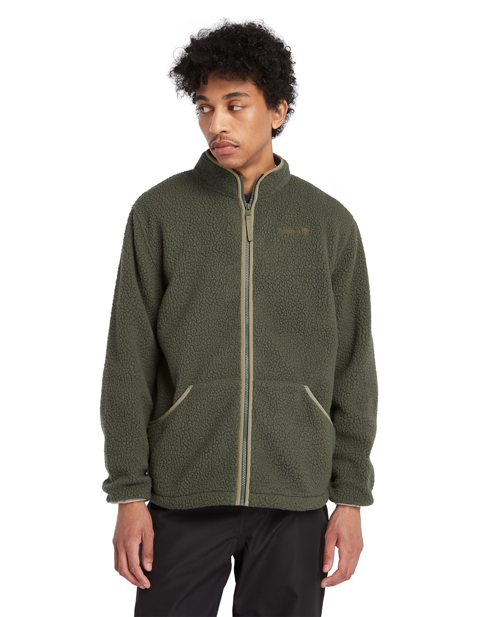 Chamarra casual con bolsillos para hombre