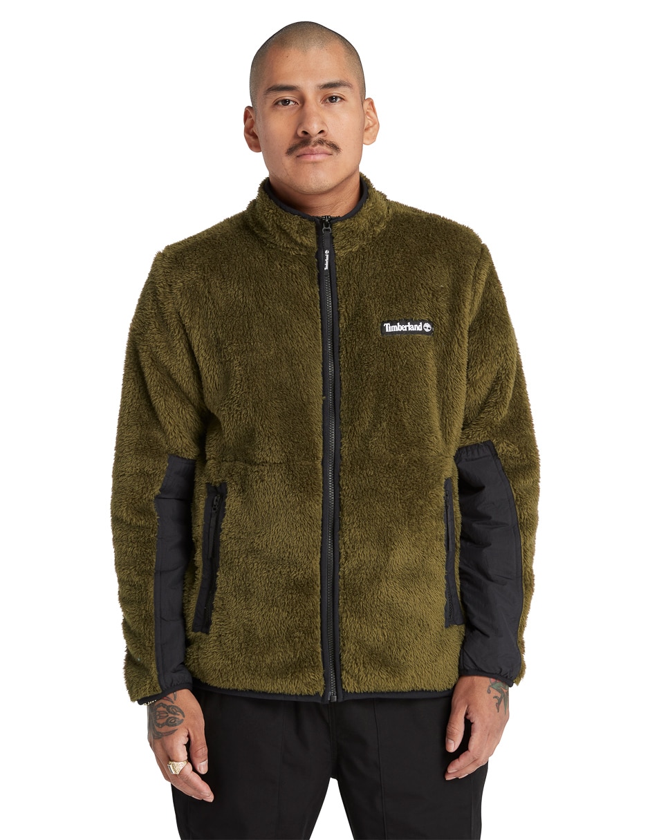 Chamarra casual con bolsillos para hombre
