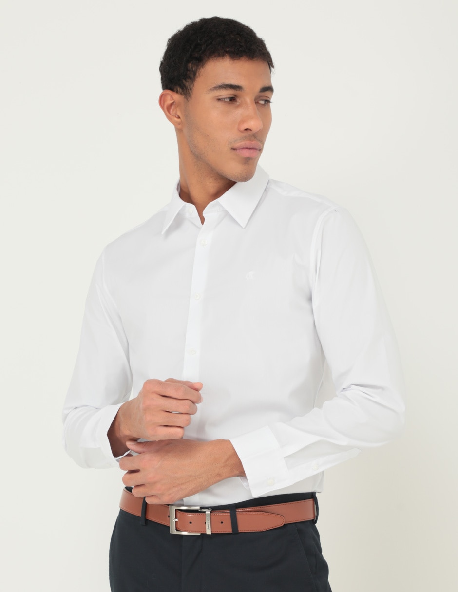 Camisa casual Calvin Klein de algodón manga larga para hombre Camisa casual Calvin Klein de algodón manga larga para hombre