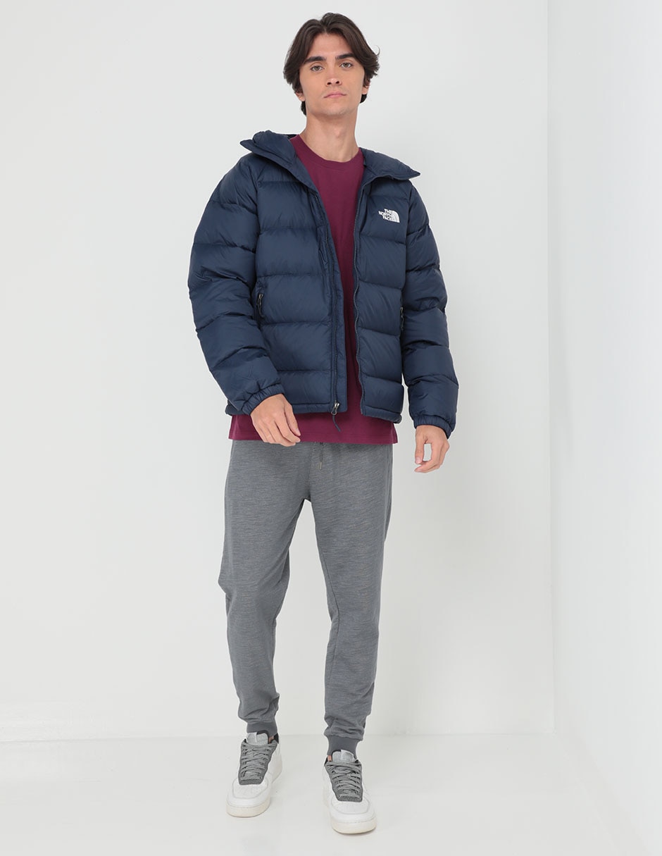 Chamarra casual con capucha para hombre