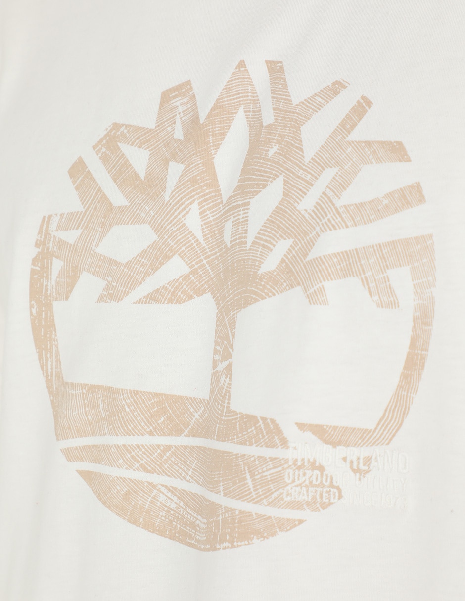 Playera Garment Dye cuello redondo para hombre 4