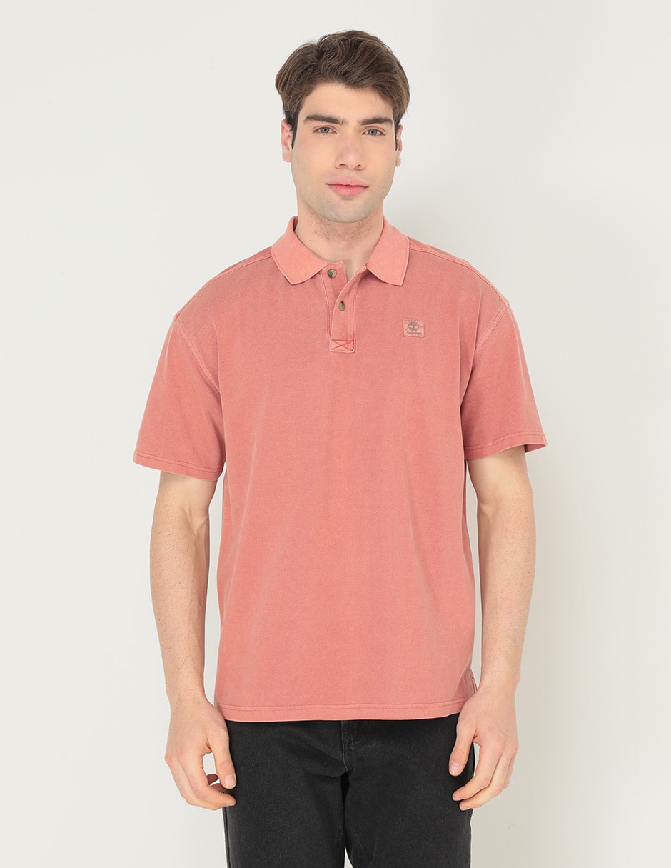 Playera tipo polo Timberland Garment Dye para hombre