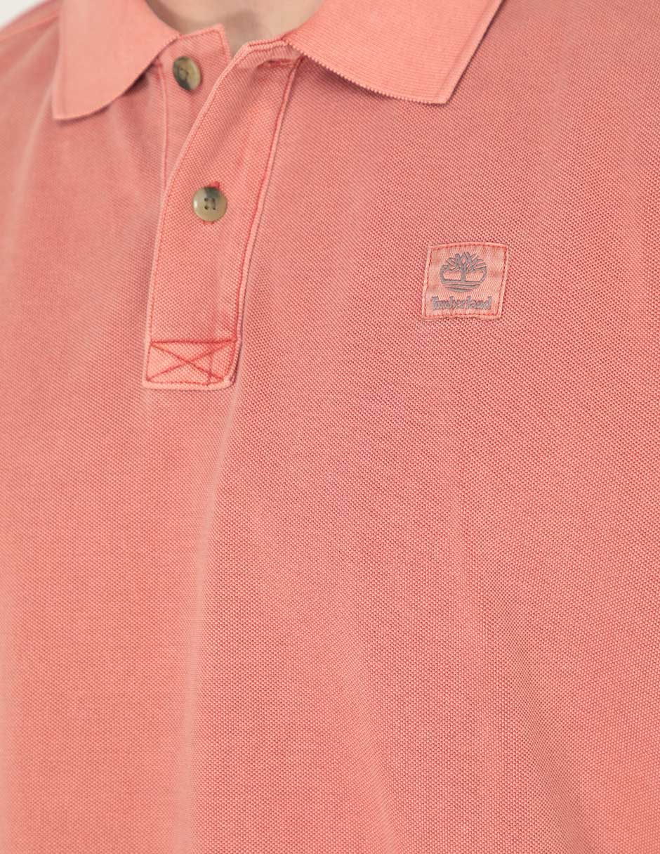 Playera tipo polo Timberland Garment Dye para hombre