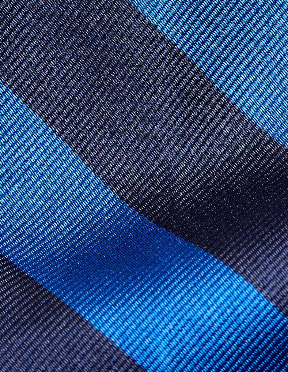 Corbata regular estampado a rayas para hombre