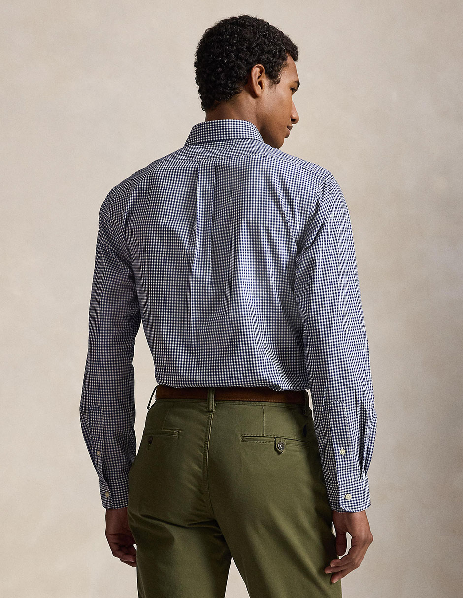 Camisa casual de algodón manga larga para hombre 4