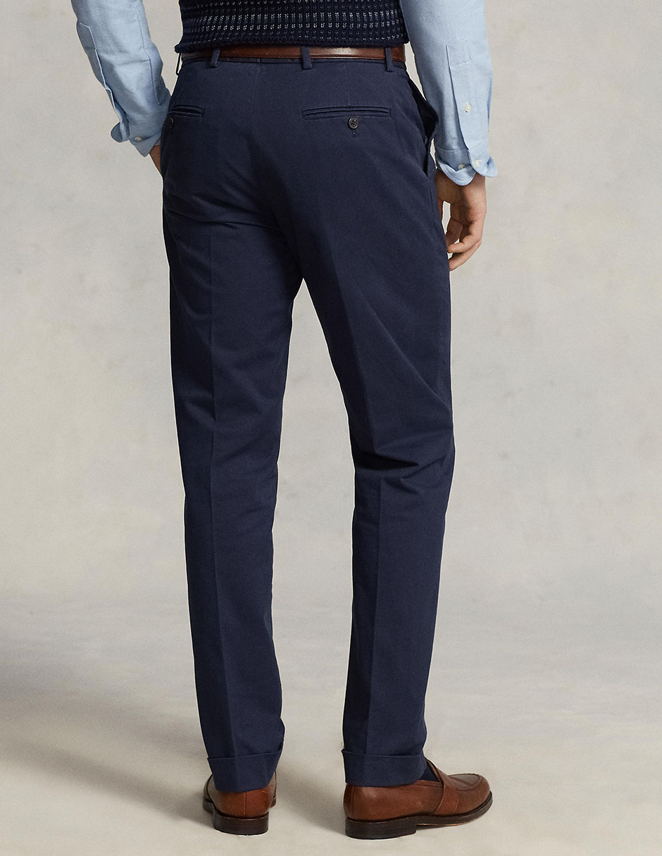 Pantalón chino slim de lino para hombre 2