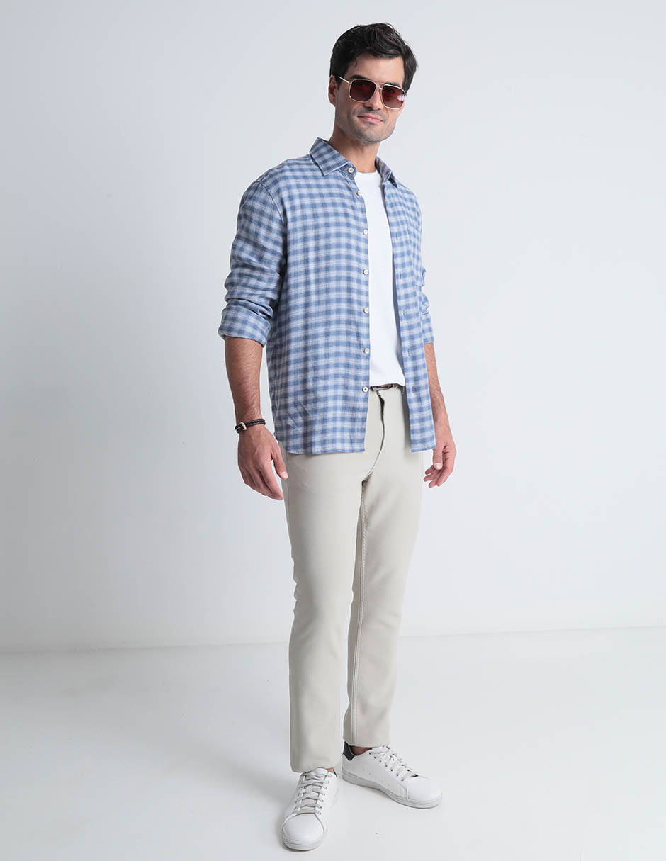 Pantalón recto Faherty de algodón para hombre